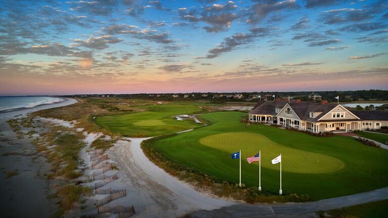 Ceremony and reception at the Ocean Course. Located about 15 minutes from the sanctuary, plan to arrive by 5:30pm