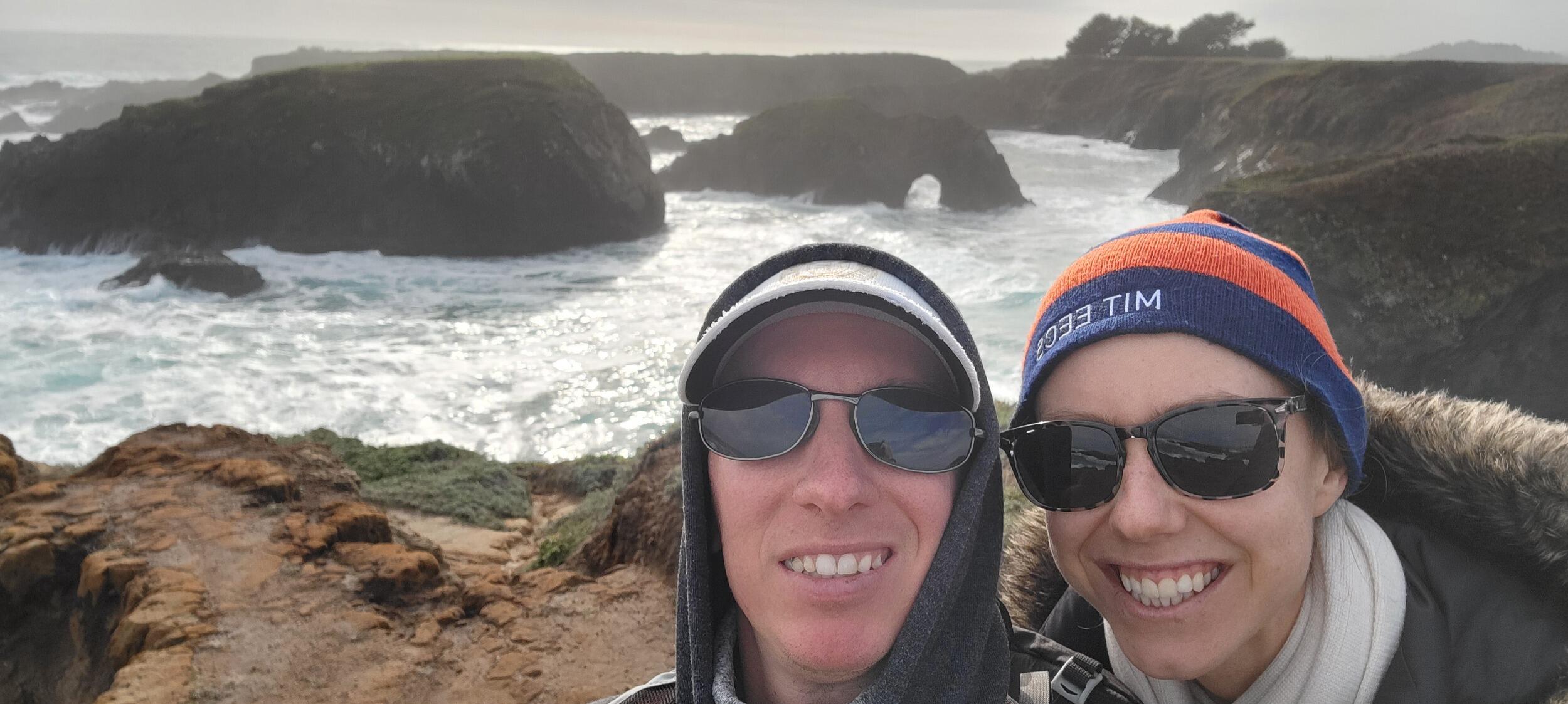 A beautiful, blustery day along the northern California coast in Sea Ranch