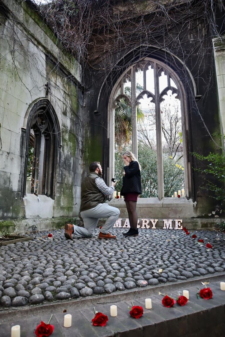 Getting Engaged in London England