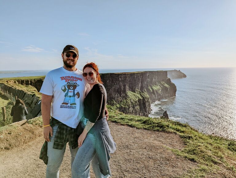 Our first trip together to Ireland!