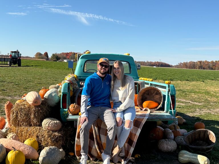 The day we first visited our wedding venue