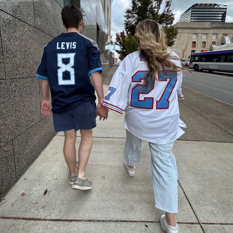We attended THE ONLY Titans home win! Jacob had a hard season all around it seems...