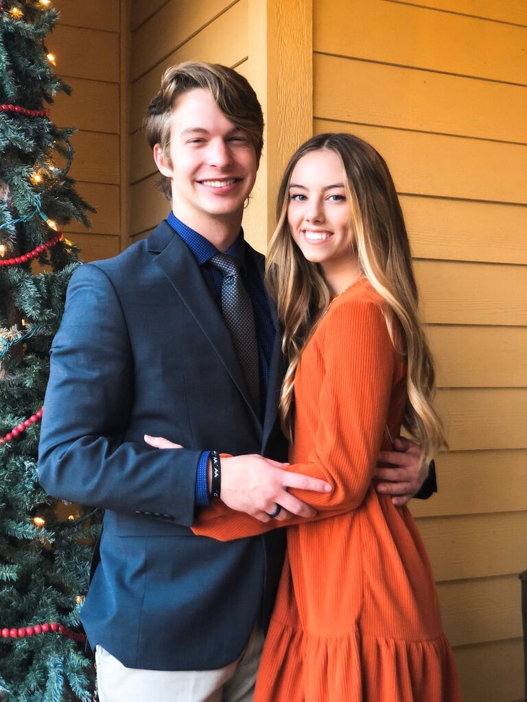 We had a whole day dedicated to hanging out just the two of us for a (late) celebration of 1 year together. This was taken before going to a nice dinner and ice skating :)