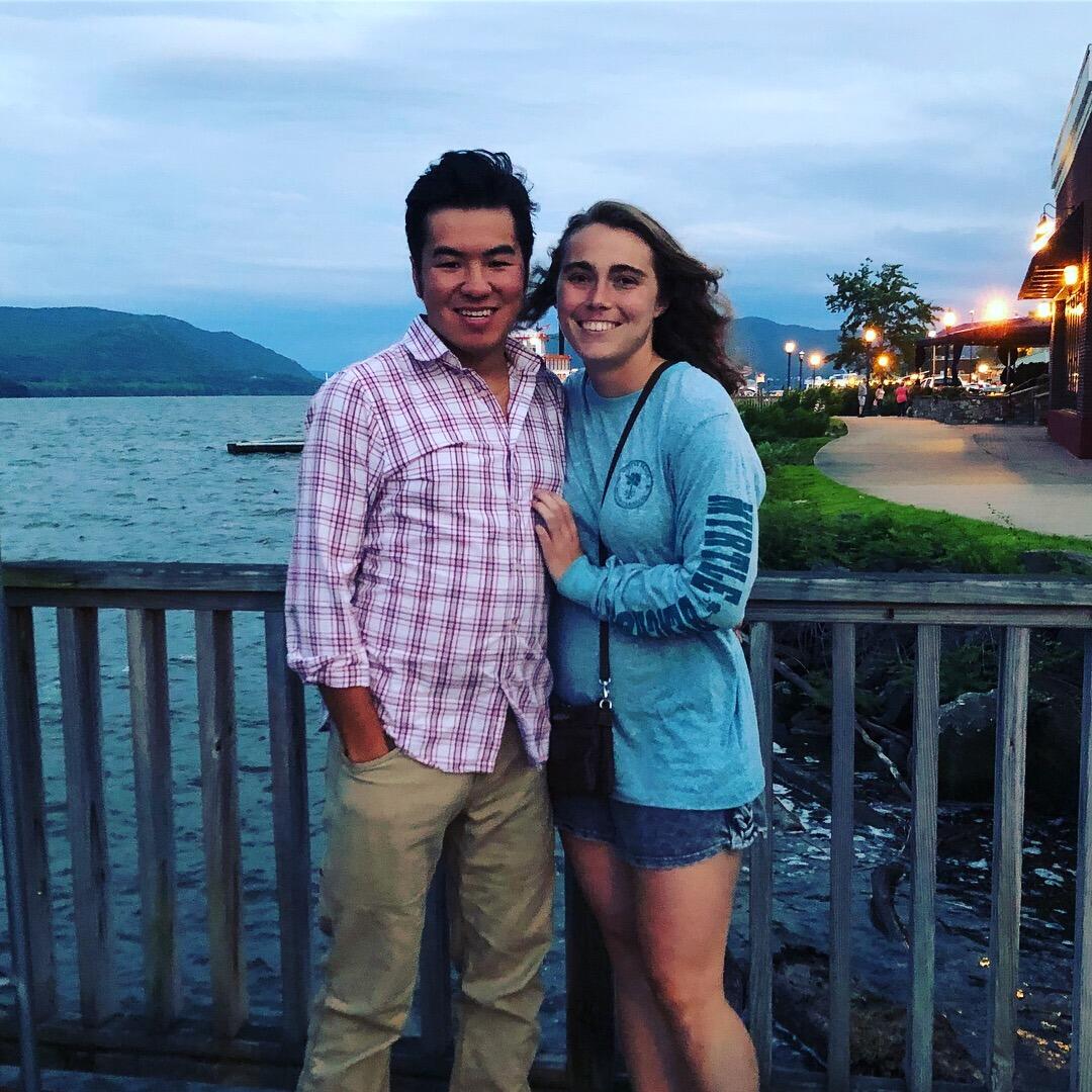 Our first night out as a couple!