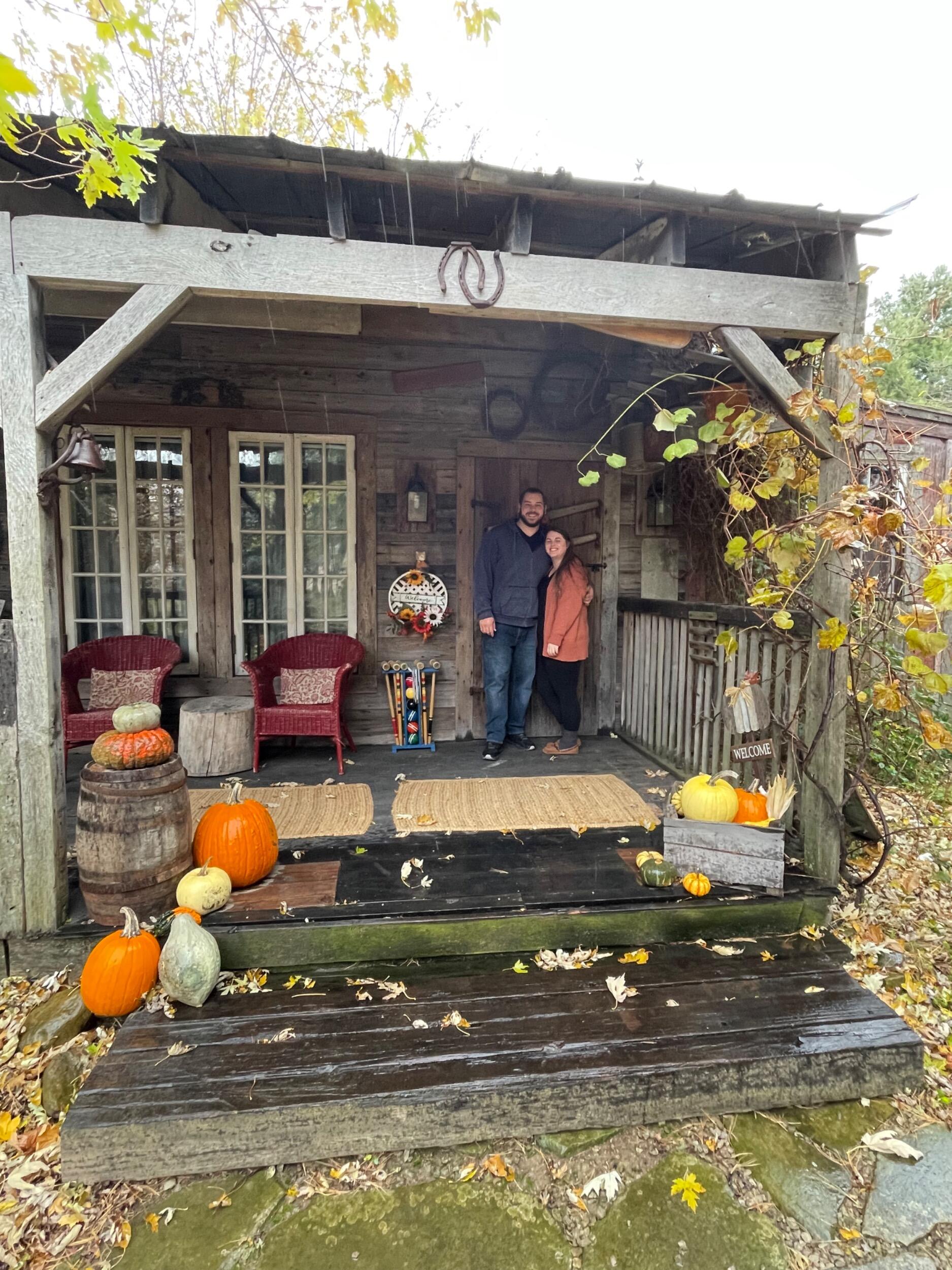 First trip together! Cozy cabin in Sandusky Ohio