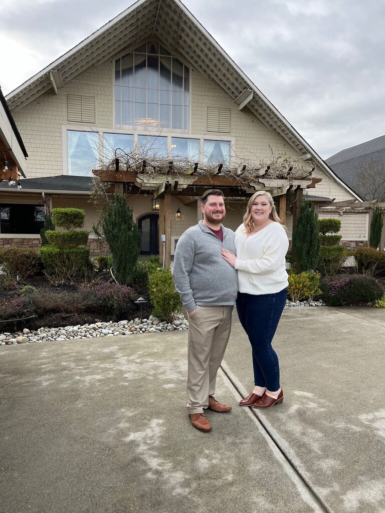 Brian & Sarah book their wedding venue!