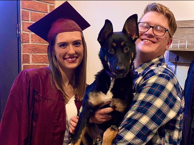 In September 2020, we adopted our COVID pup - Koda! In December, Collin and Koda made the final drive down to Springfield for my college graduation.
