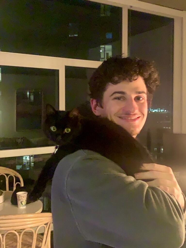 Adopting our cat Nova together  