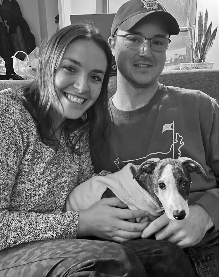 Later the same year, Paige and Riley brought home their new best friend, Penny!