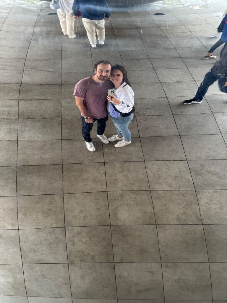 First major trip together for Kirby’s friend’s wedding in Chicago