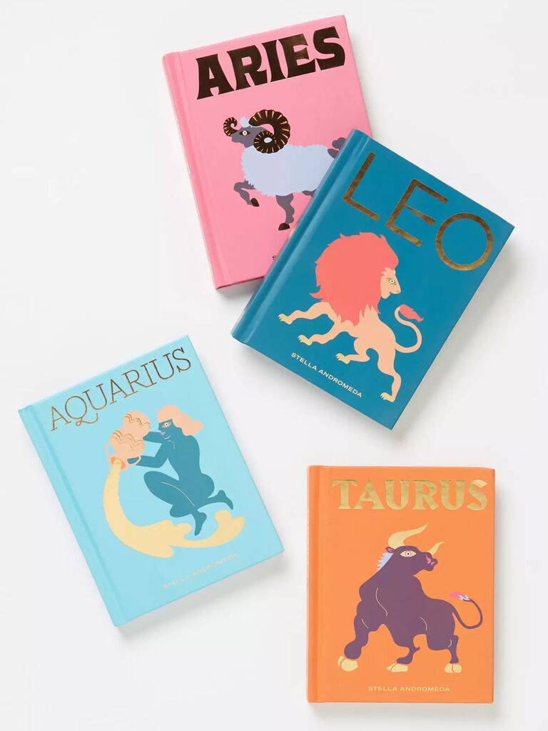 Star sign astrology books bridesmaid gift