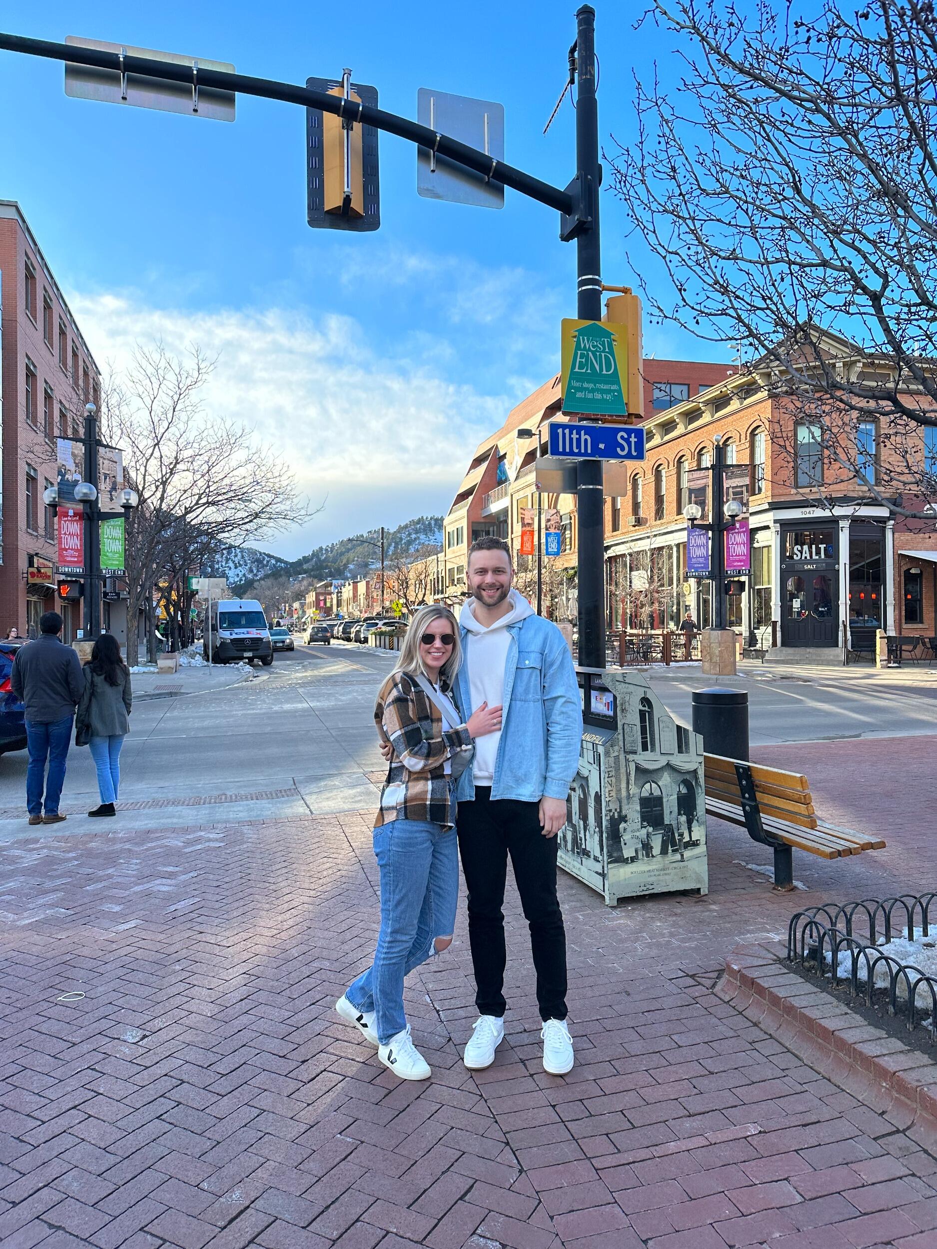 Our first trip together - visiting Nick and Halle Knoll in Boulder, CO