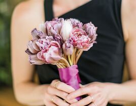 23 Fresh and Sleek Tulip Wedding Bouquet Ideas 