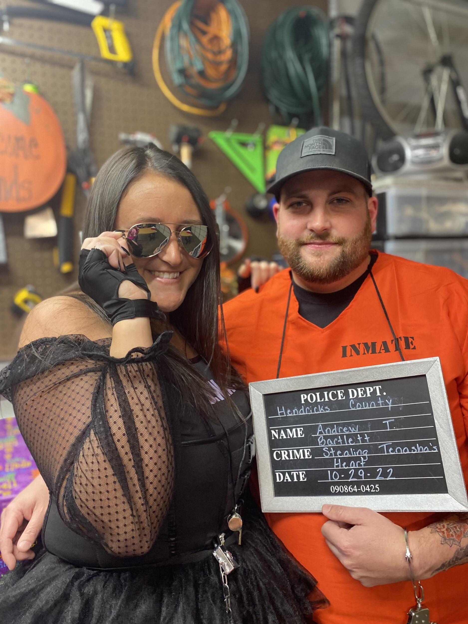 First Halloween together - Party at Rachel's house!