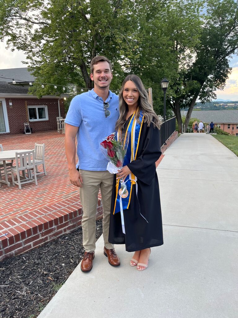 Graduation Day for Jo, with her biggest supporter by her side. 