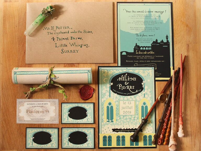 23 Harry Potter Wedding Invitations That Are Totally Magical