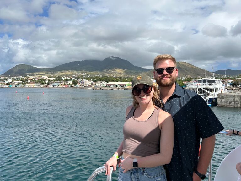Our first big vacation! We cruised around the Caribbean to St. Lucia, St. Kitts, Aruba, Bonaire, and Curaçao. We had an absolutely amazing time- so much so that we plan to Honeymoon in the Caribbean!