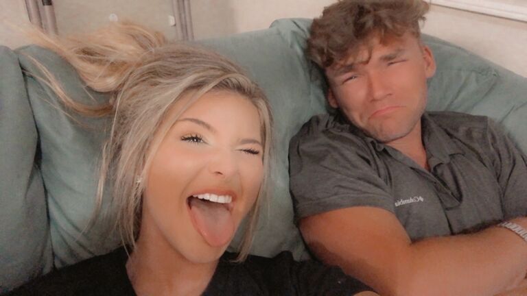 The first photo Jake and Reese took while dating - A friends apartment.