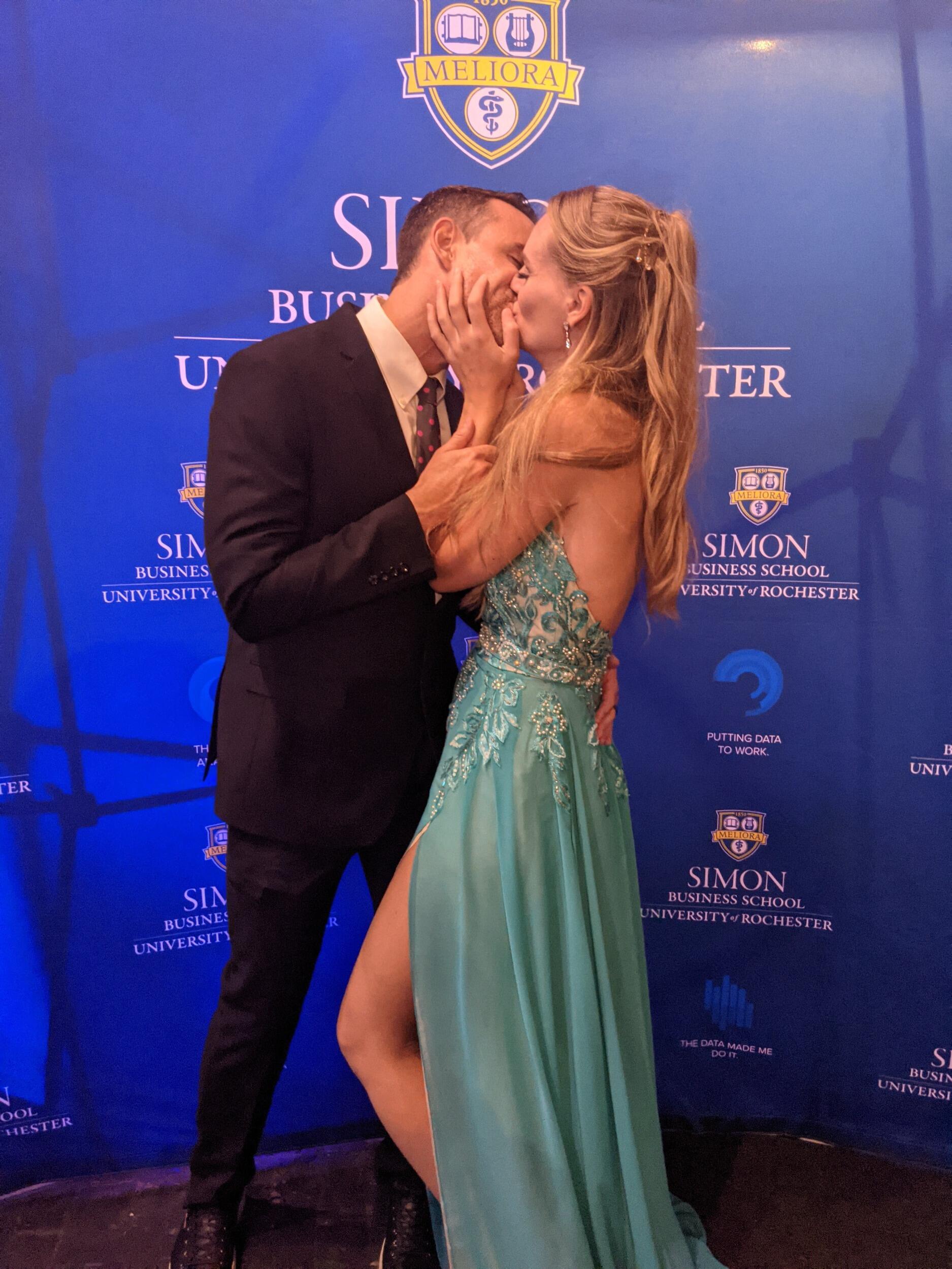 First public event as a couple at Simon Fall Ball.
