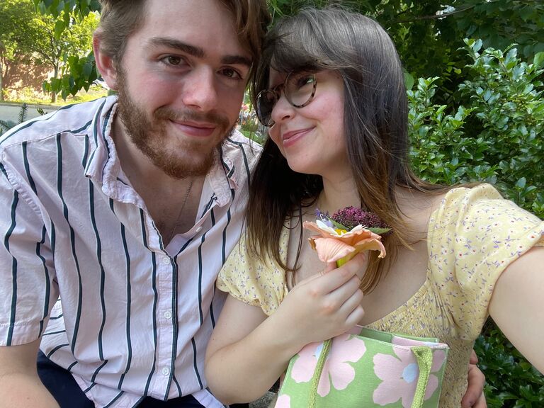 They also spend much of their time in Amesbury and Newburyport, walking and enjoying some great food. (Fun fact: ever since their first date, David will ALWAYS pick Aleah a small bouquet of flowers wherever they are, whether it be a garden or a gas station).