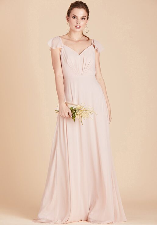 light blush bridesmaid dresses