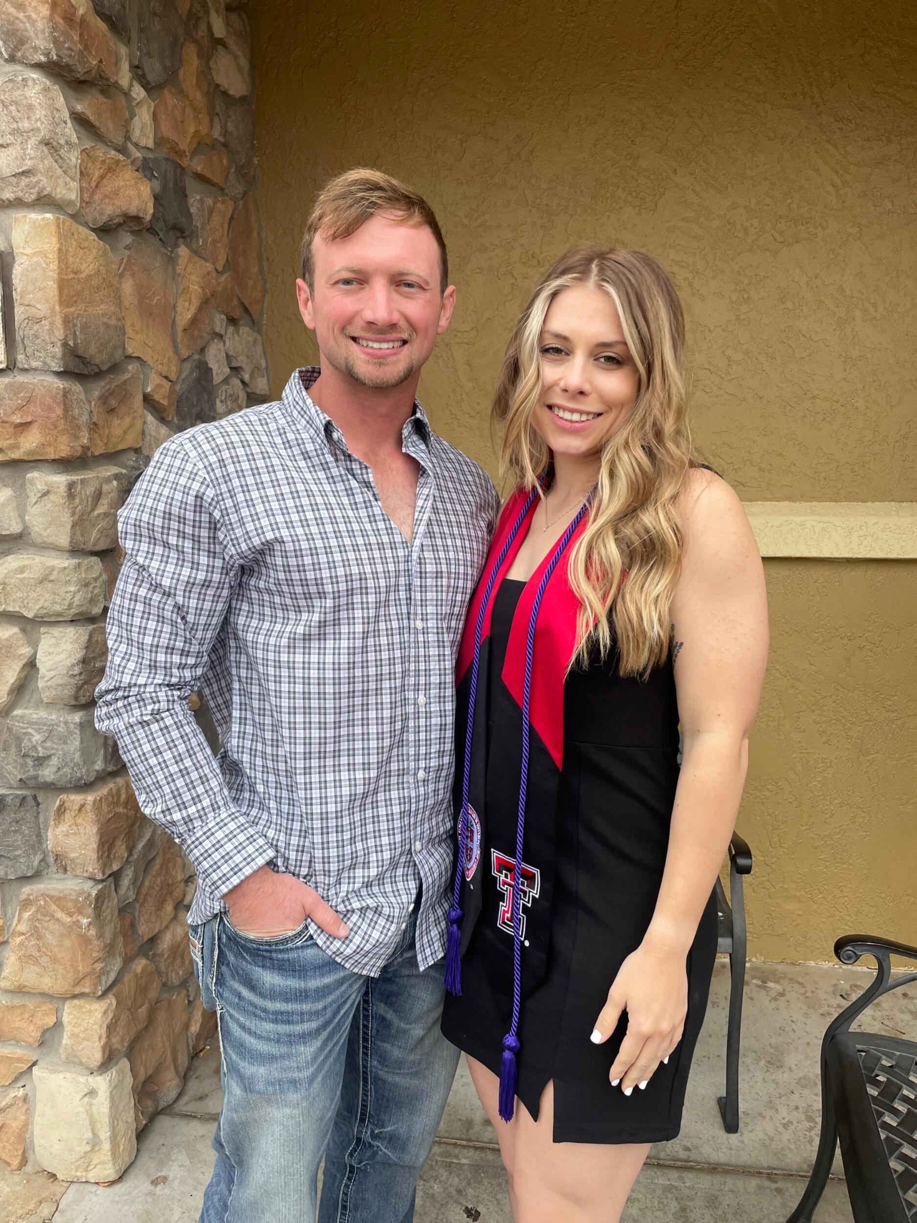 Kyle was with me and supported me when I graduated with my doctorate in physical therapy. 