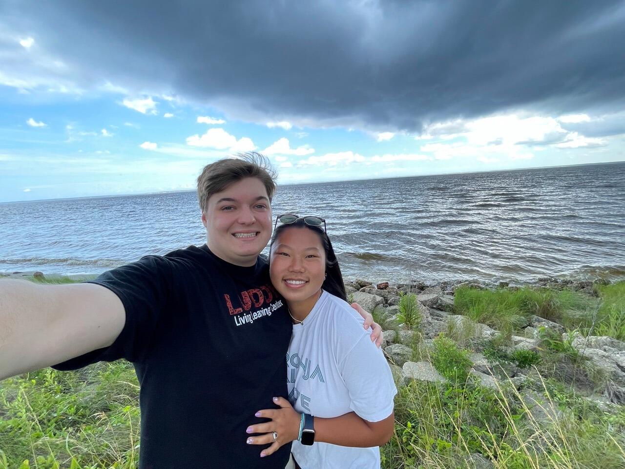 Emily and Anthony during the summer after their Freshman years of college.