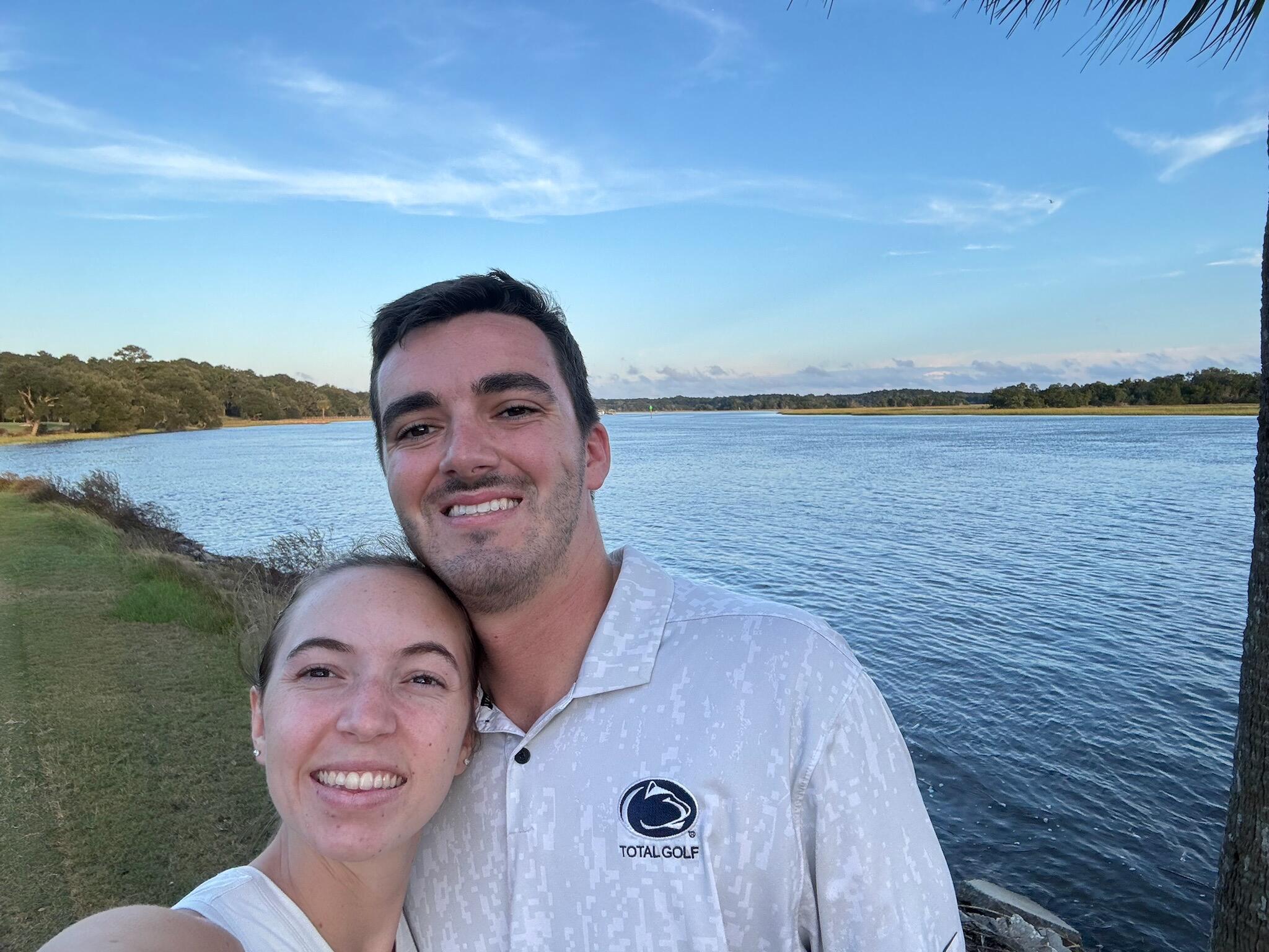 Since moving to Charleston, Julia and Wes have been on several golf dates, beach days, ice cream runs, and more!
