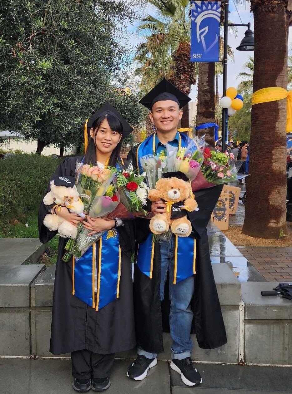 Graduation! We officially became SJSU Spartan engineers.
