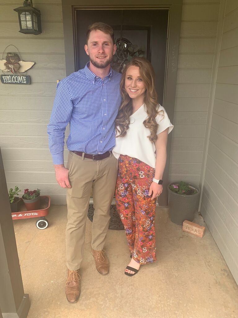 Our first holiday together. I went back to Kodie's house in Weatherford for Easter.