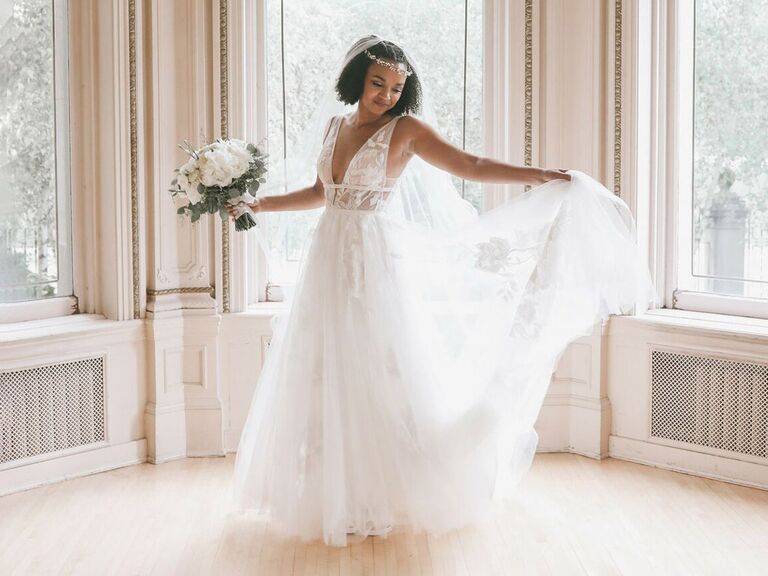 The 11 Best Black and White Wedding Dresses of 2023