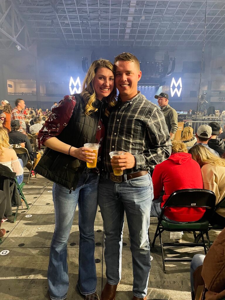 First concert together -  Morgan Wallen at the Alerus Center in Grand Forks, ND