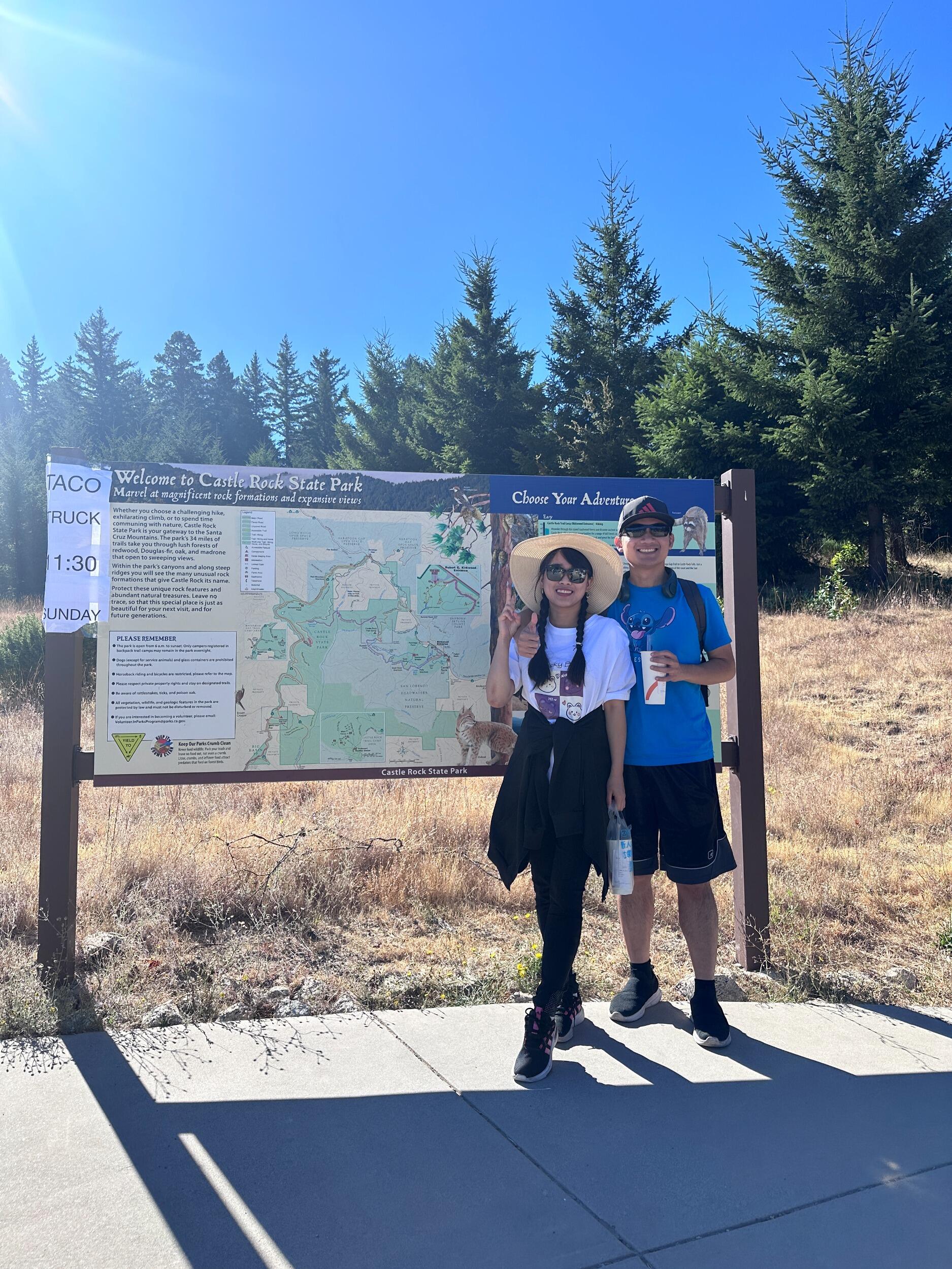 Castle Rock State Park, not an easy hike but the view up top is definitely worthwhile. 