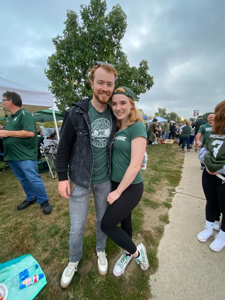 Trace's first Michigan State football game