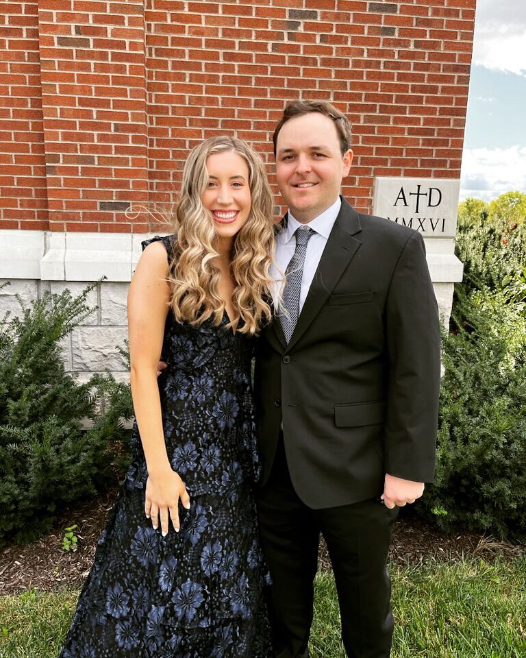 Our first wedding we attended together.