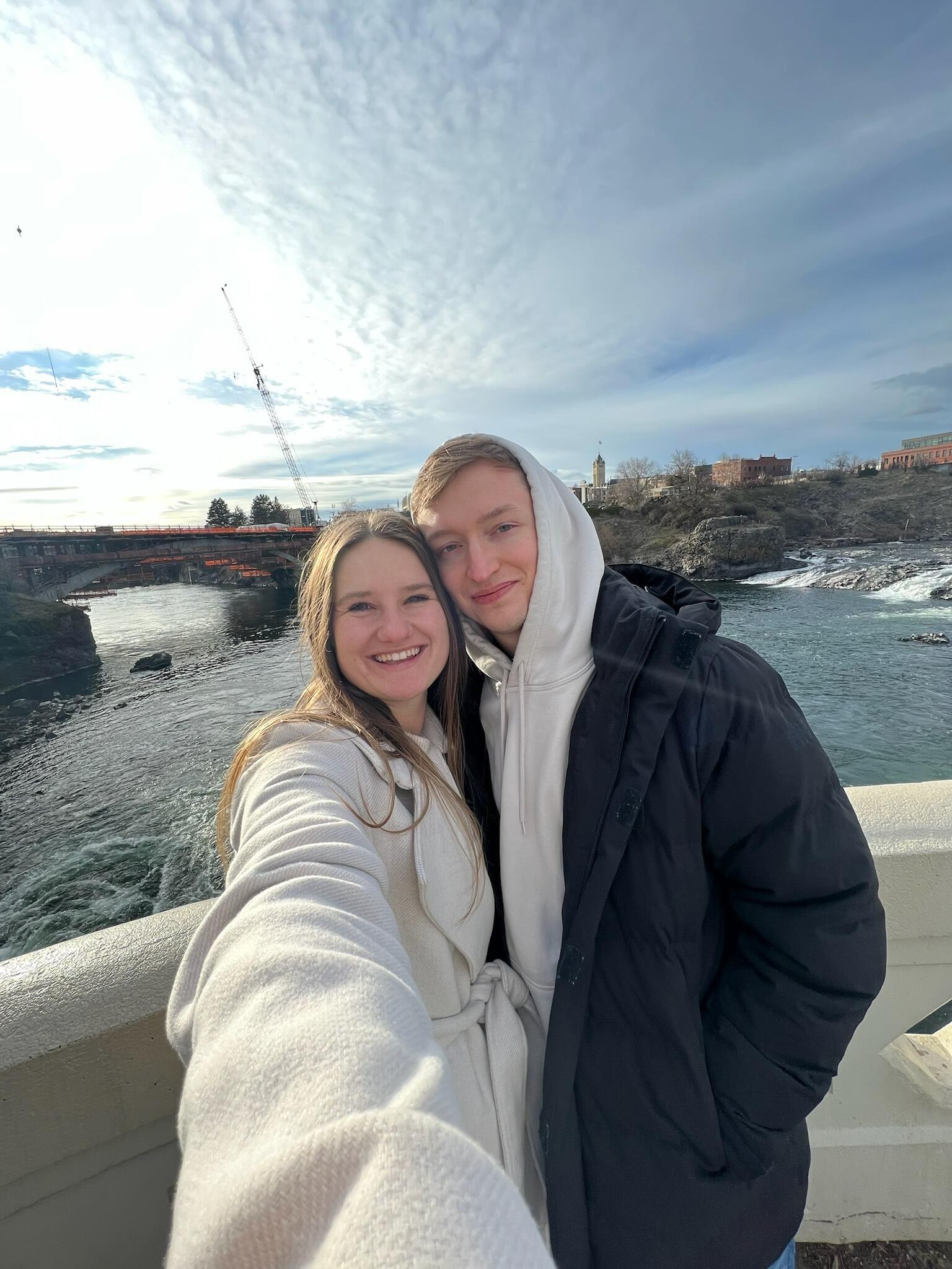 We love to go visit Jonathan and Sam in Spokane. Here we are on a beautiful walk downtown!