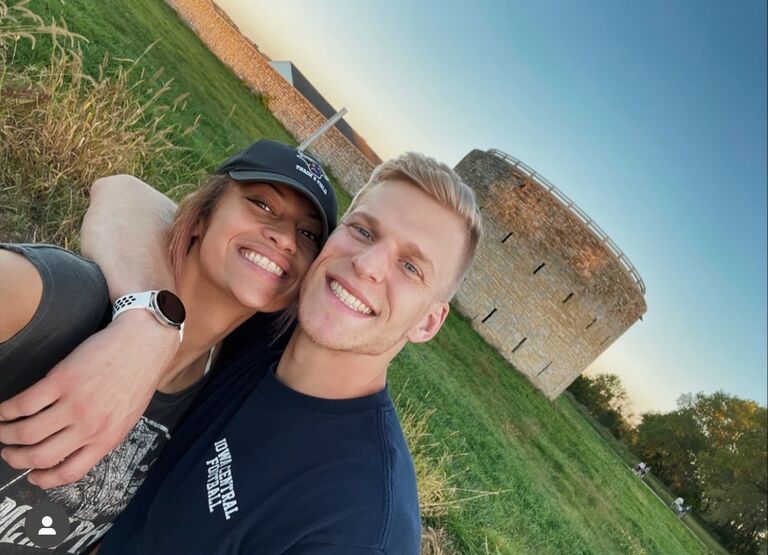 Even a good getaway from Mankato to Minneapolis, Nick and Teya are always up for a roadtrip. As long as Toby Keith is playing, they are always ready for a roadtrip. 