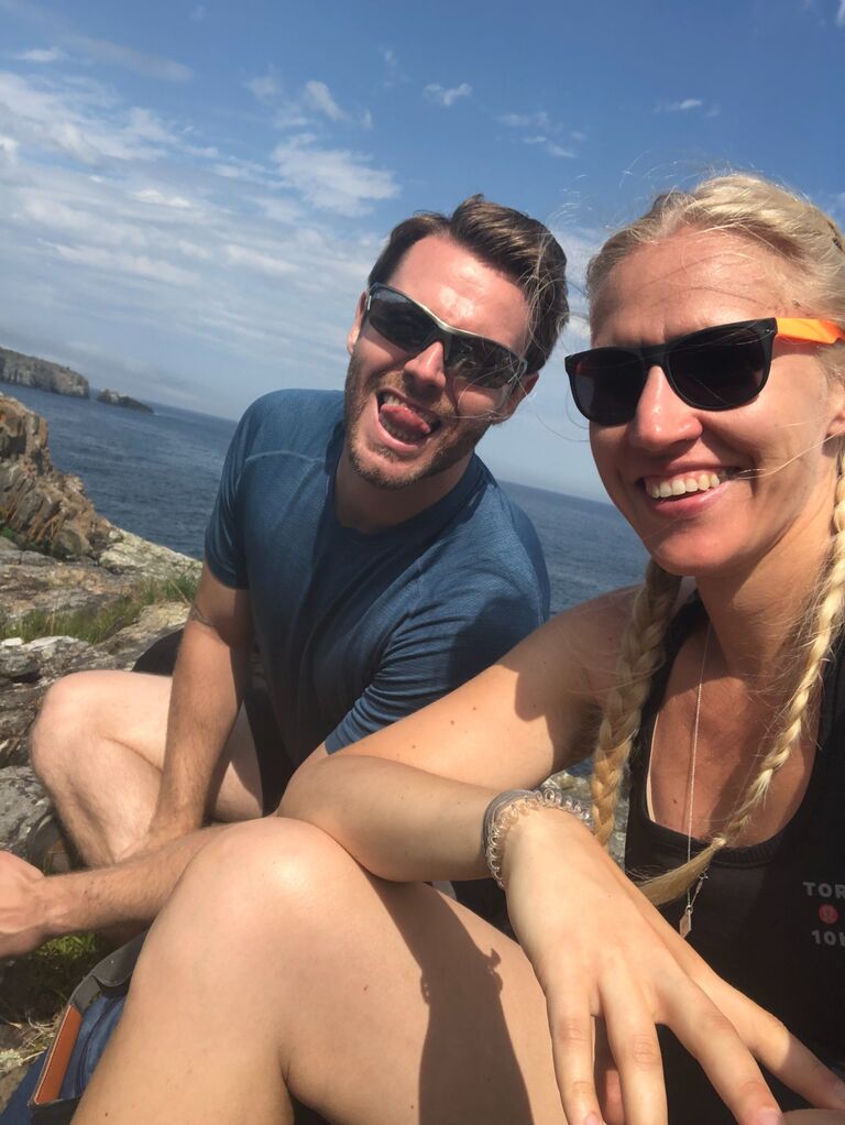 Hiking the East Coast trail in Newfoundland. Our first big trip and we decided to hike 9 hours through the coastline of Newfoundland.