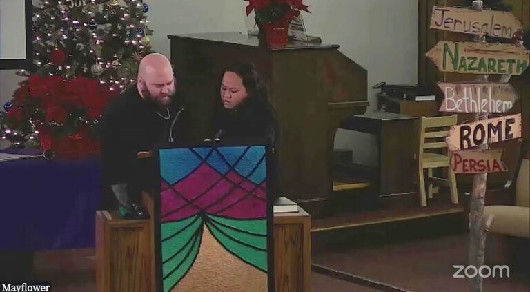 Zach and I were asked to read the scripture at church, and soon after in March became official members of the church congregation.