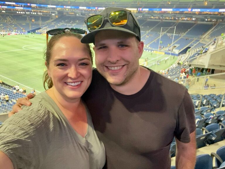Our first Sounder's game.