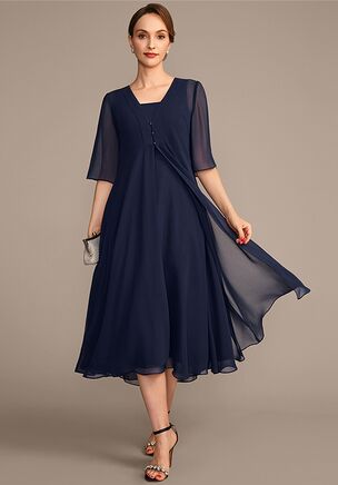 This elegant two-piece set is crafted from chiffon, Half sleeve shawl has delicate buttons. The soft, flowing A-line skirt adds a graceful touch, a perfect choice for any formal occasion, the overall design is simple and stylish.