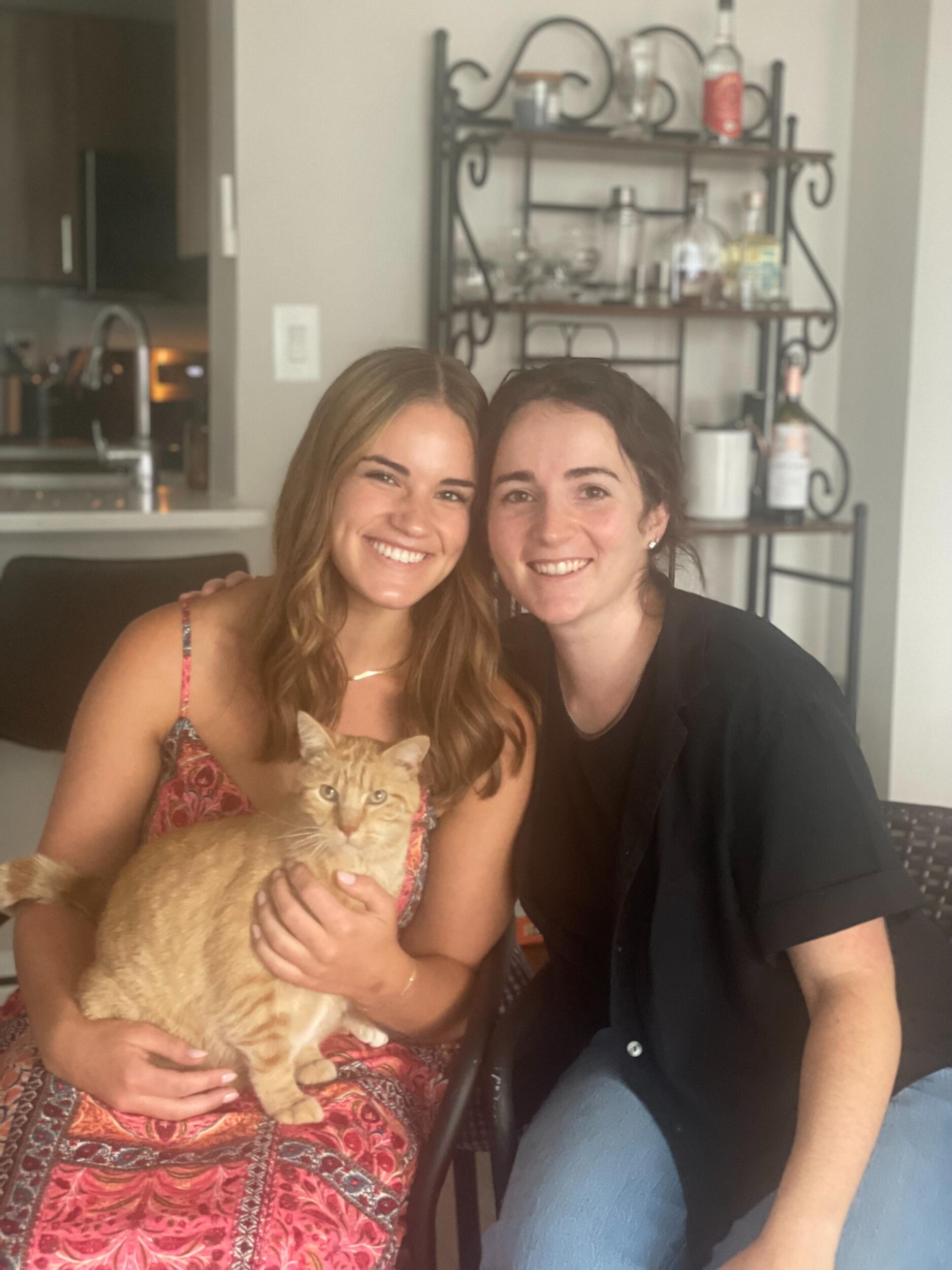 Emily and Julia (plus two cats!) moved across the country to Arlington, VA.