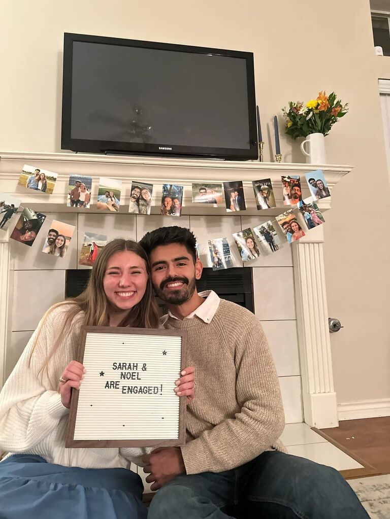 Noel asked Sarah to marry him and she said yes!! Sarah was completely surprised and so overjoyed. Noel did a lot of scheming and made the day so special for Sarah by getting their friends and family together to celebrate.