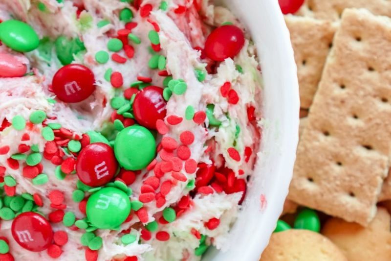 Elf themed Christmas party ideas - cookie dough dip