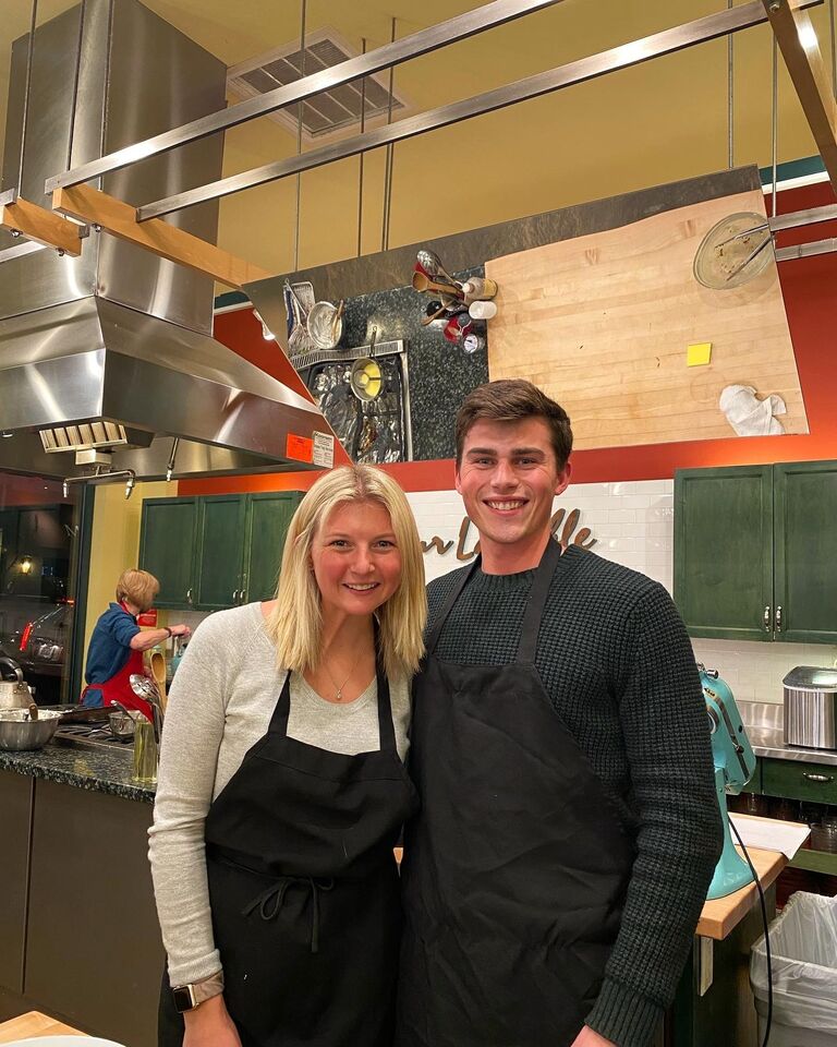A cooking class in Columbus after Eric moved back
