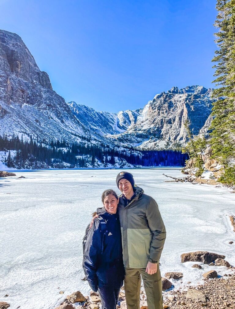 Hike to Sky Pond in Colorado