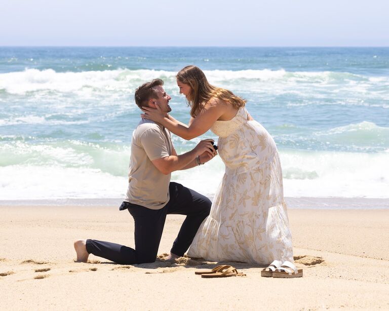 Our engagement at Nobadeer Beach on Nantucket