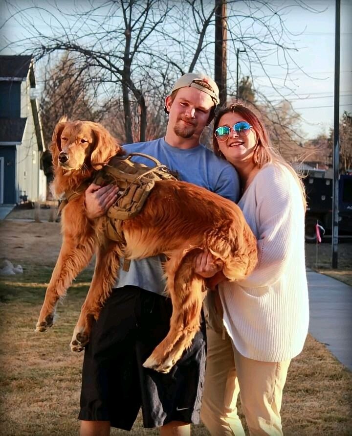 Out for a walk at our first apartment together. Miranda slowly moved her way into Michael's apartment with his 2 brothers. It started out with a toothbrush and some clothes and next thing he knew they were splitting utilities. 