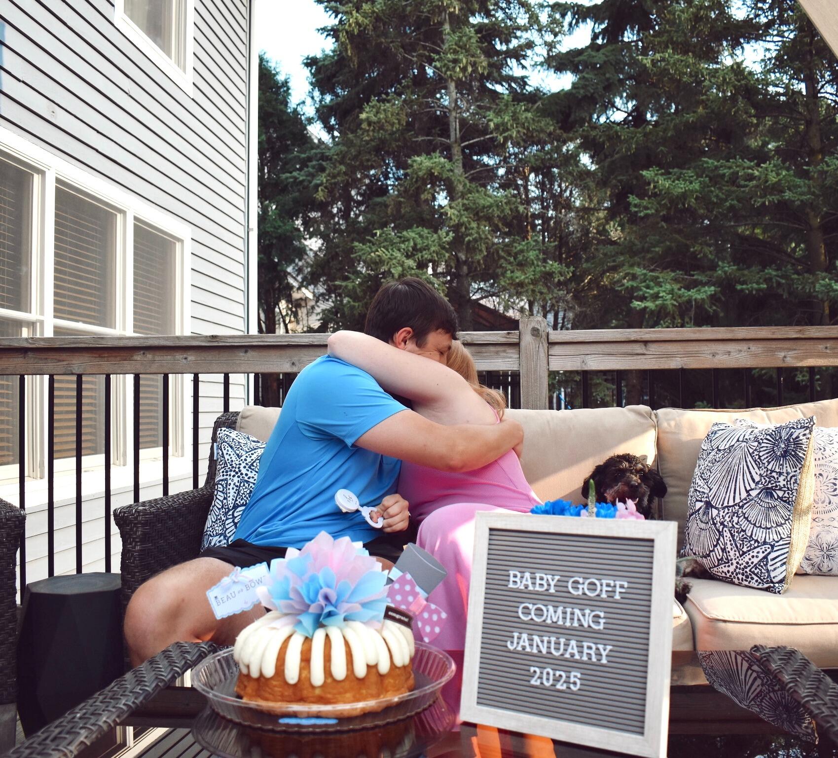 Finding out we are having a baby girl! We really thought it was a boy!!