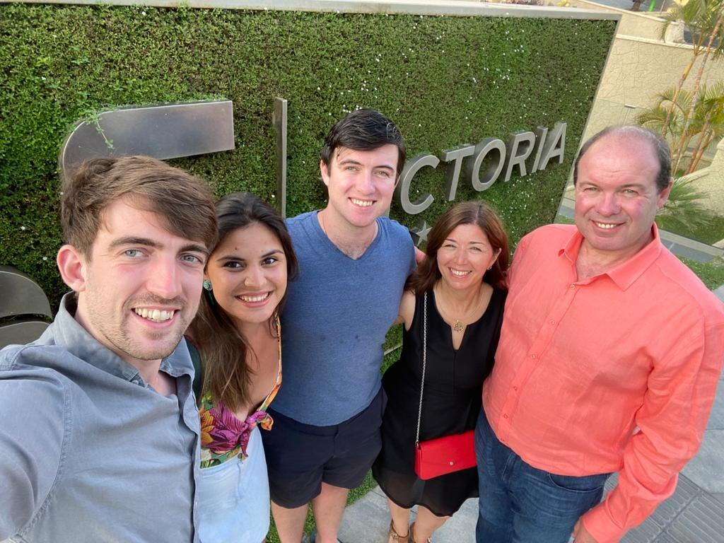 With Daniel, Berrin and Dad in Tenerife!